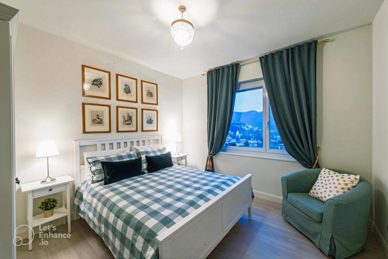 Lakeview Panorama Penthouse With Washer & Dryer Lugano Exteriér fotografie